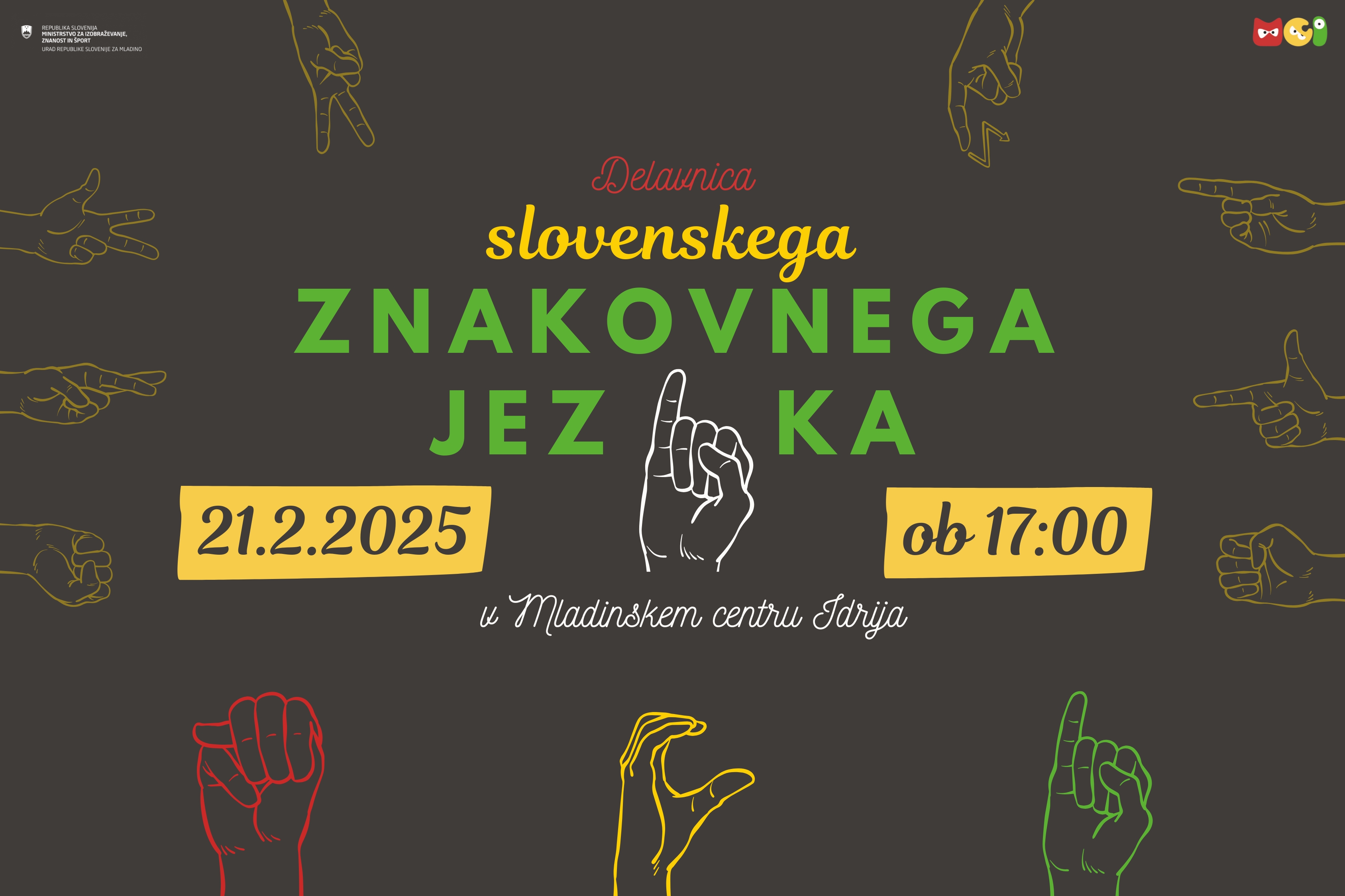 delavnica slovenskega znakovnega jezika
