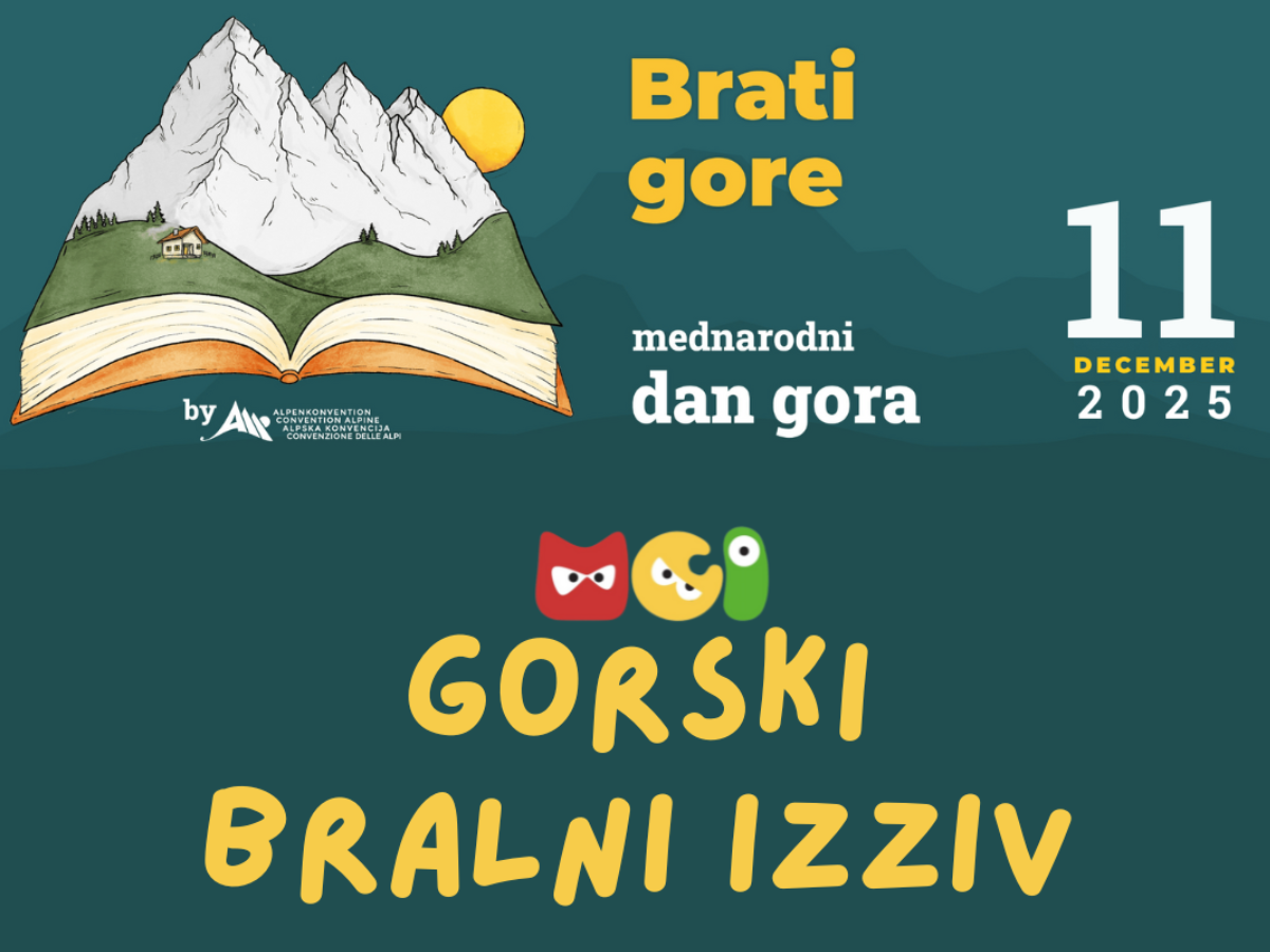 Zimski bralni izziv v MC Idrija pod okriljem Festivala Brati gore