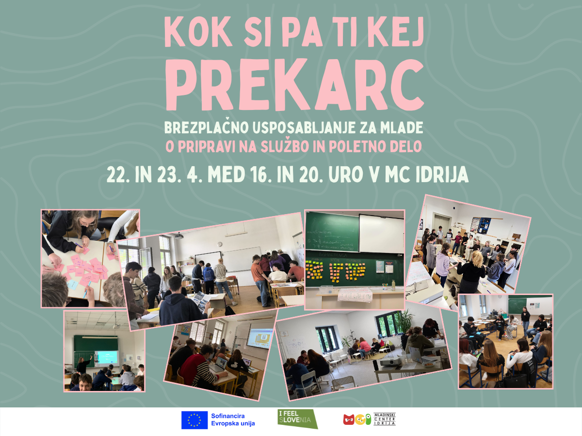 KAKO NE BITI NATEGNJEN V SVETU DELA – USPOSABLJANJE ZA MLADE